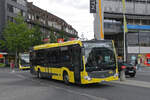 Mercedes Citaro 192 der STI, auf der Linie 41, fährt am 30.07.2025 zur Haltestelle beim Bahnhof Thun.