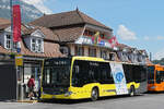 Mercedes Citaro 405 der STI, auf der Linie 21,wartet am 28.05.2026 an der Endstation beim Bahnhof Interlaken Ost.