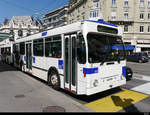 TL - NAW Trolleybus Nr.777 unterwegs auf der Linie 9 in der Stadt Lausanne am 23.03.2019
