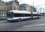 tpg - Hess Trolleybus Nr.788 unterwegs auf der Linie 10 in der Stadt Genf am 24.03.2024