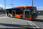 tpg - Mercedes e Citaro Nr.2143 unterwegs auf der Linie 28 vor den Flughafen in Genf am 29.03.2026