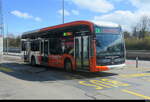 tpg - Mercedes e Citaro Nr.2150 unterwegs auf der Linie 28 vor den Flughafen in Genf am 29.03.2026