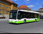 TransN - Mercedes Citaro Nr.421  NE 195421 unterwegs in La Chaux de Fonds am 24.04.2021