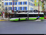 TransN La Chaux de Fonds - Solaris Urbino Hybrid  Nr.341  NE 145381 unterwegs auf der Linie 304 in La Chaux de Fonds am 2023.12.09