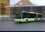 TransN La Chaux de Fonds -Mercedes Citaro Nr.361  NE 145361 unterwegs auf der Linie 302 in La Chaux de Fonds am 2023.12.09