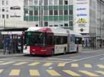 tpf - Hess Trolleybus Nr.520 FR  300435 unterwegs auf der Linie 1 in Fribourg am 01.03.2014