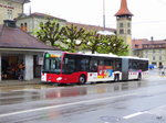 tpf - Mercedes Citaro Nr.554  FR 300410 unterwegs auf der Linie 1 in der Stadt Fribourg am 10.05.2016