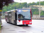 tpf - Mercedes Citaro Nr.558  FR 300414 unterwegs auf der Linie 6 in der Stadt Fribourg am 10.05.2016