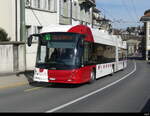 tpf - Hess Trolleybus Nr.6605  FR 301545 unterwegs in der Stadt Freiburg am 18.02.2023