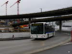 Glattal.Bahn.Bus - Mercedes Citaro Nr.47  ZH 320757 bei der zufahrt zum Flughafen Kloten am 23.12.2017