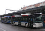 Zwei Irisbusse von Ryffel am Bahnhof Uster am 01.12.2010.