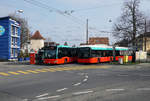 VB: Verkehrsbetriebe Biel
Impressionen von den Buslinien 4 und 6, verewigt in Nidau am 6. Februar 2018.
Foto: Walter Ruetsch
