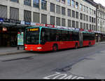 VB Biel - Mercedes Citaro  Nr.155  BE  666155 unterwegs in der Stadt Biel am 20.01.2021
