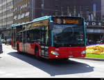 VB Biel - Mercedes Citaro Nr.195  BE 821195 unterwegs in der Stadt Biel am 24.04.2021