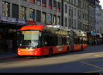 VB Biel - Hess Trolleybus Nr.91 unterwegs auf der Linie 3 in der Stadt Biel am 06.02.2024