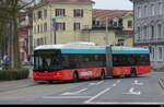 VB Biel - Hess Trolleybus Nr.51 unterwegs auf der Linie 1 in der Stadt Biel am 22.01.2026