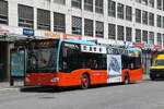 Mercedes Citaro 190, auf der Linie 8, bedient am 08.06.2026 die Haltestelle beim Guisanplatz.