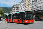 Mercedes Citaro 198, auf der Linie 8, verl�sst am 08.06.2026 die Haltestelle beim Bahnhof Biel.