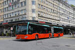 Mercedes Citaro 167, auf der Linie 2, f�hrt am 08.06.2026 zur Haltestelle beim Bahnhof Biel.