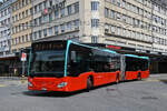 Mercedes Citaro 171, auf der Linie 1, f�hrt am 08.06.2026 zur Haltestelle beim Bahnhof Biel.