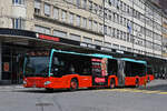 Mercedes Citaro 165, auf der Linie 4, f�hrt am 08.06.2026 zur Haltestelle beim Bahnhof Biel.