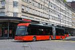 Hess Elektrobus 202, auf der Linie 9, f�hrt am 08.06.2026 zur Haltestelle beim Bahnhof Biel.