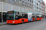 Mercedes Citaro 168, auf der Linie 2, f�hrt am 08.06.2026 zur Haltestelle beim Zentralplatz in Biel.