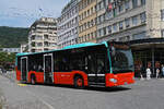 Mercedes Citaro 192, auf der Linie 5, verl�sst am 08.06.2026 die Haltestelle beim Bahnhof Biel.