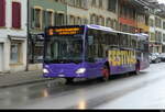 VB Biel  - Mercedes Citaro  Nr.195 unterwegs auf der Linie 6 in Nidau am 23.10.2026