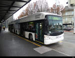 VBL - Hess Trolleybus Nr.224 unterwegs in Luzern am 30.12.2021