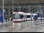 VBL - Hess Trolleybus Nr.238 unterwegs in Luzern am 30.12.2021