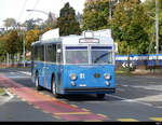 VBL - Oldtimer  FBW  Nr.81  LU 15431 unterwegs in der Stadt Luzern ( beim VHS ) am 23.10.2022