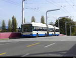 VBL - Hess Trolleybus Nr.233 unterwegs auf der Linie 8 in Luzern am 23.10.2022