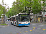 Hess Bus 612, auf der Linie 10, fährt am 04.05.2010 durch die Pilatusstrasse.