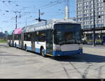 VBL - Hess Trolleybus Nr.232 unterwegs auf der Linie 2 in Emmenbrücke Bahnhof Süd am 25.09.2023