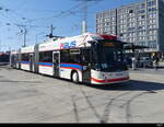 VBL - Hess Trolleybus Nr.422 unterwegs auf der Linie 2 in Emmenbrücke Bahnhof Süd am 25.09.2023