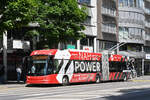 Hess Trolleybus 230, auf der Linie 5, f�hrt am 08.05.2026 durch die Obergrundstrasse.