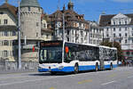 Mercedes Citaro 193, auf der Linie 24, �berquert am 08.05.2026 die Seebr�cke in Luzern.