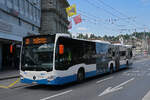 Mercedes Citaro 164, auf der Linie 20, verl�sst am 08.05.2026 die Haltestelle beim Bahnhof Luzern.