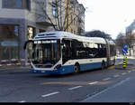 VBZ -Volvo 7900 Electric Hybrid Nr.460 ZH 941460 unterwegs in Zürich Altstetten am 21.02.2021
