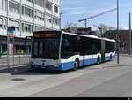 VBZ - Mercedes Citaro Nr.66  ZH 668965 unterwegs auf der Linie 302 in Schlieren am 10.04.2023