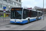 VBZ - Mercedes Citaro Nr.66  ZH 668965 unterwegs auf der Linie 302 in Schlieren am 28.12.2025