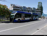 VMCV - VanHool Trolleybus Nr.810 unterwegs in Villeneuve am 2020.05.04