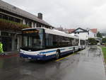 ZVB - Hess Nr. 167 mit Anhänger Nr. 502 an der Busstation von Oberägeri am 2.10.19