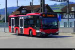 Bern Mobil - Mercedes Citaro  Nr.441  BE  855441 unterwegs auf der Linie 162 beim Bahnhof in Münsingen am 12.08.2025