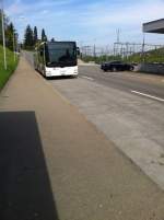 RVBW-MAN Lions City beim Bahnhof Killwangen-Spreitenbach am 25.4.14.