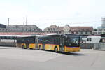 Postauto/PU Vögtlin-Meyer Nr.125/PAG-ID: 10331 (MAN A40 Lion's City GL) am 12.6.2021 beim Bhf. Brugg/Campus