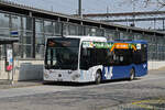 Mercedes Citaro, auf der Linie 603, wartet am 23.03.2026 beim Bahnhof Rothrist.