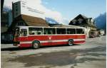 Aus dem Archiv: AFA Adelboden 18/BE 26'773 Jahrgang 1974 im April 1988 Frutigen, Bahnhof