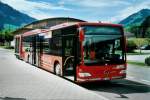 AFA Adelboden Nr. 28/BE 43'089 Mercedes Citaro am 4. August 2008 Frutigen, Bahnhof